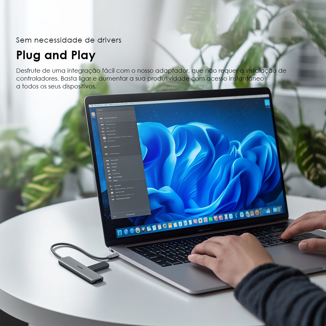 oraimo PowerTrans Adaptador multifunções USB-C 7 em 1