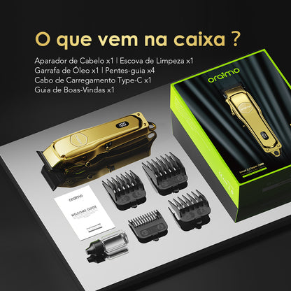 oraimo Smart Clipper 2 Gold Cortador de Cabelo Profissional