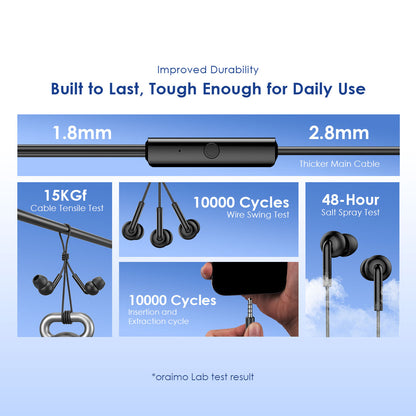 oraimo CONCH 2 Neo 3.5MM In-Ear Wired Headphones