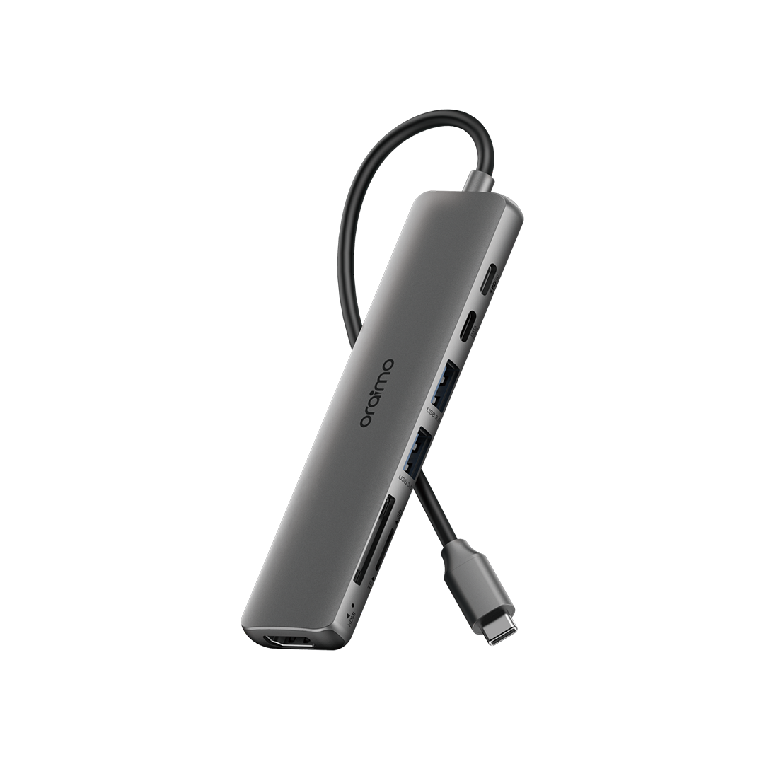 oraimo PowerTrans Adaptador multifunções USB-C 7 em 1