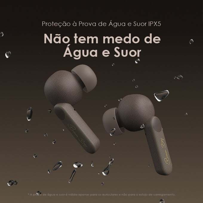 oraimo SpacePods ANC x Burna Boy Auriculares Fones de Ouvido verdadeiro sem fio