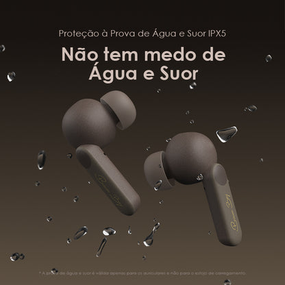 oraimo SpacePods ANC x Burna Boy Auriculares Fones de Ouvido verdadeiro sem fio