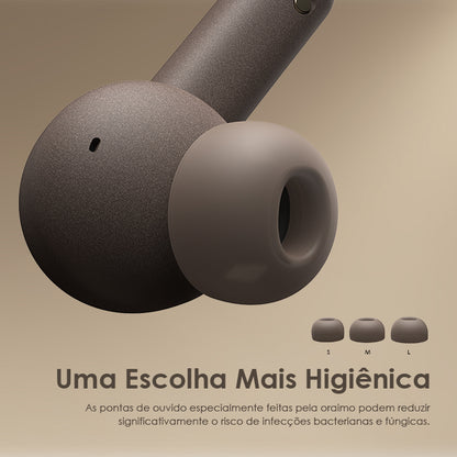 oraimo SpacePods ANC x Burna Boy Auriculares Fones de Ouvido verdadeiro sem fio