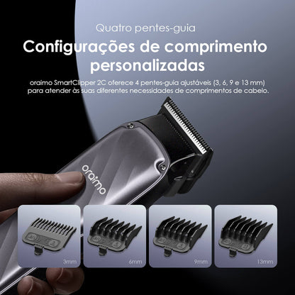 oraimo SmartClipper 2C Máquina de Cortar Cabelo Profissional