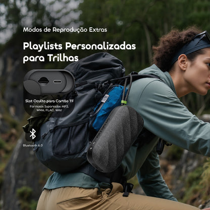 oraimo SpaceBox Active Coluna de Som Portátil Sem Fios Personalizável com FM de 25W de Potência