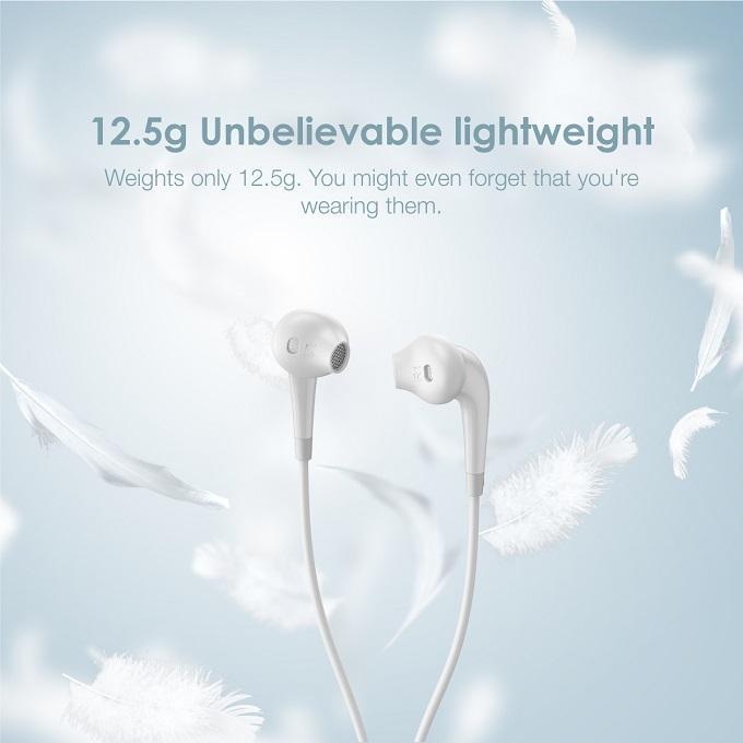 oraimo Halo 2S Fones de Ouvido de Meia entrada com Fio