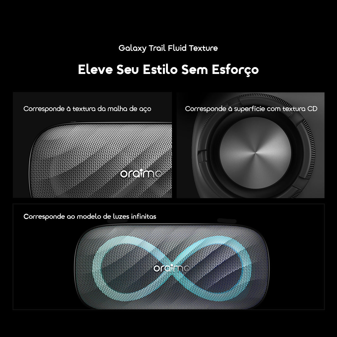 oraimo SpaceBox Pro Caixa de Som Sem Fio de 80W
