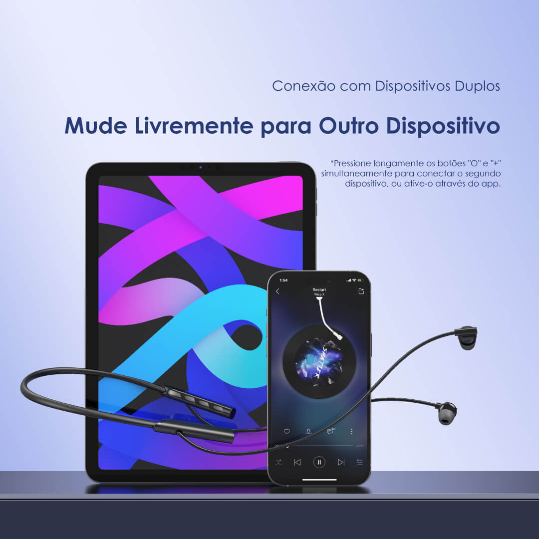 oraimo Necklace Lite Auriculares Sem Fio com Vibração para Chamadas