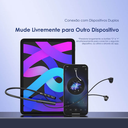 oraimo Necklace Lite Auriculares Sem Fio com Vibração para Chamadas