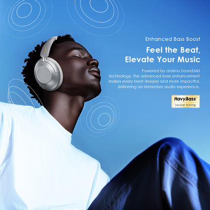 oraimo BoomPop Pro Fones de Ouvido Over-Ear com ANC