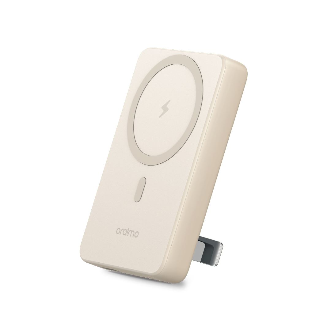 oraimo MagPower 15 Power Bank de 10000mAh com Carregamento Sem Fio e com Fio
