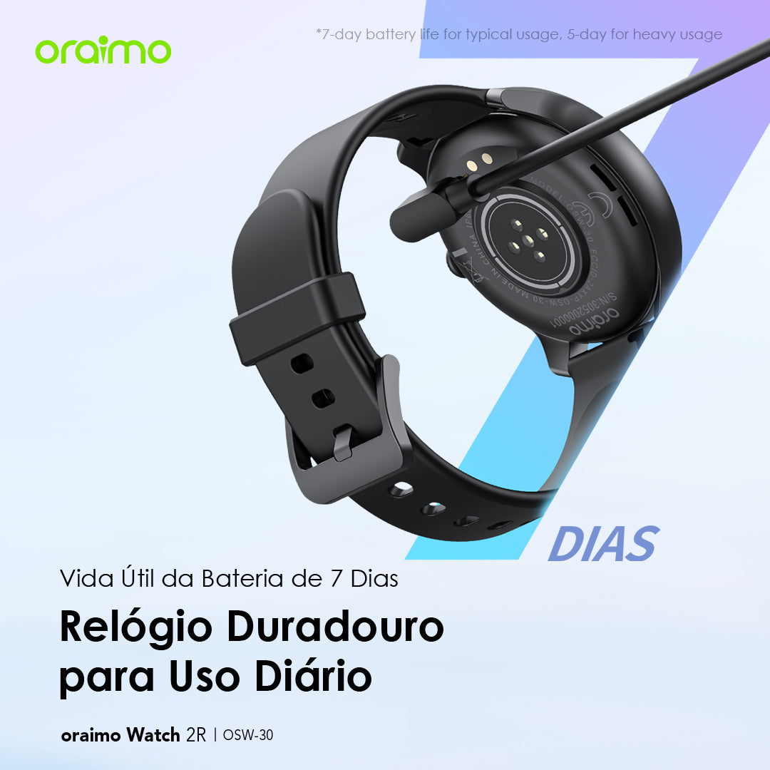 oraimo Watch 2R 1.39'' TFT IP68 Relógio Inteligente