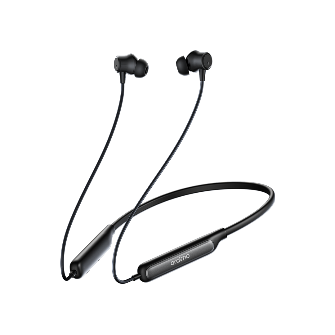 oraimo Necklace 5 Tahsan tuned noise cancellation long playtime wireless earphone