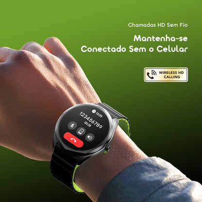oraimo Watch Nova 2R Relógio inteligente com ecrã AMOLED de 1,43" e autonomia de 35 dias em modo de espera