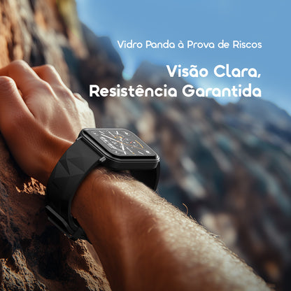 oraimo Watch Nova 2 Lite Relógio inteligente com ecrã a cores AMOLED totalmente sensível ao toque de 1,93 polegadas