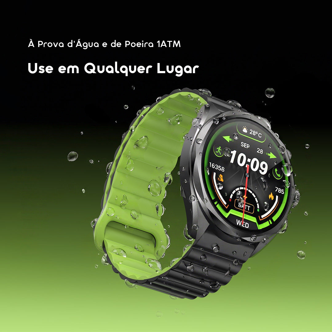oraimo Watch Nova 2R Relógio inteligente com ecrã AMOLED de 1,43" e autonomia de 35 dias em modo de espera