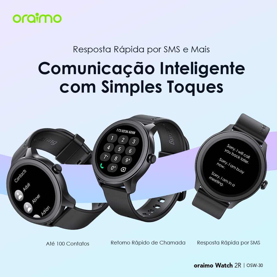 oraimo Watch 2R 1.39'' TFT IP68 Relógio Inteligente