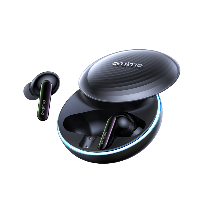 oraimo SpaceBuds Auriculares híbridos sem fios ANC True Wireless Prompt de voz personalizado