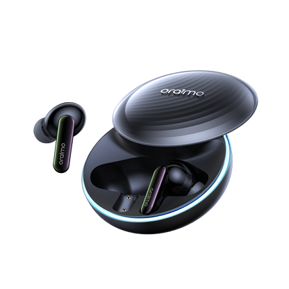 oraimo SpaceBuds Auriculares híbridos sem fios ANC True Wireless Prompt de voz personalizado