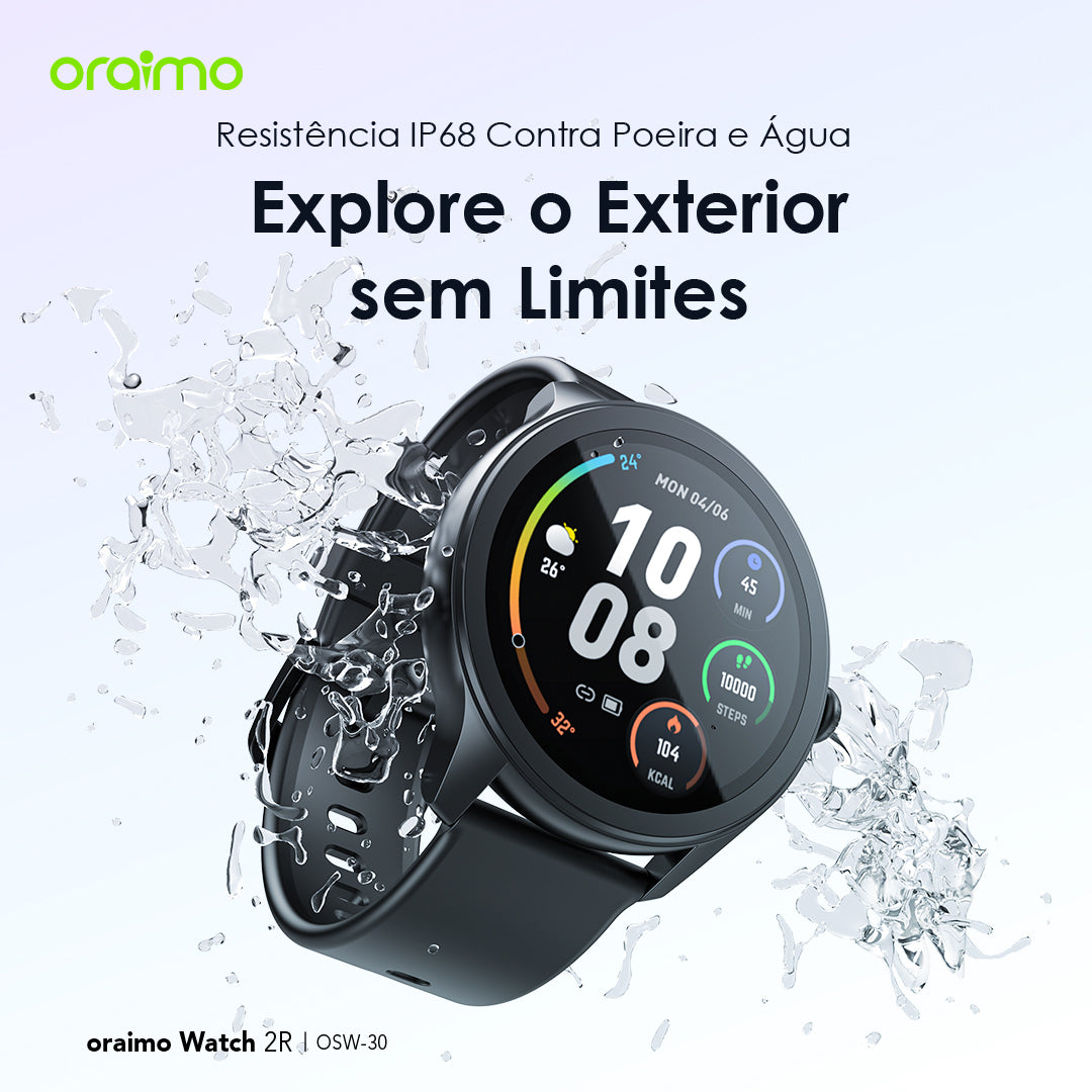 oraimo Watch 2R 1.39'' TFT IP68 Relógio Inteligente