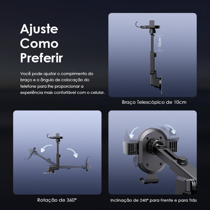 oraimo Hydra 3 Suporte Veicular Flexível com Super Sucção