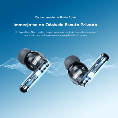 oraimo SpaceBuds Neo+ Fones de Ouvido ANC com Áudio Espacial True Wireless