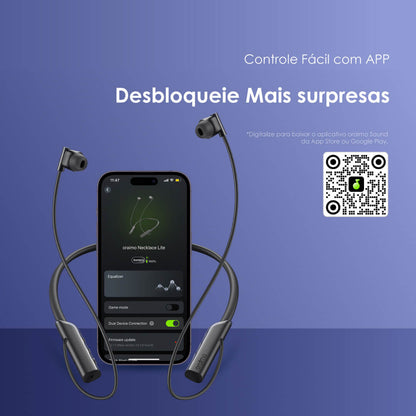 oraimo Necklace Lite Auriculares Sem Fio com Vibração para Chamadas