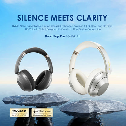 oraimo BoomPop Pro Fones de Ouvido Over-Ear com ANC