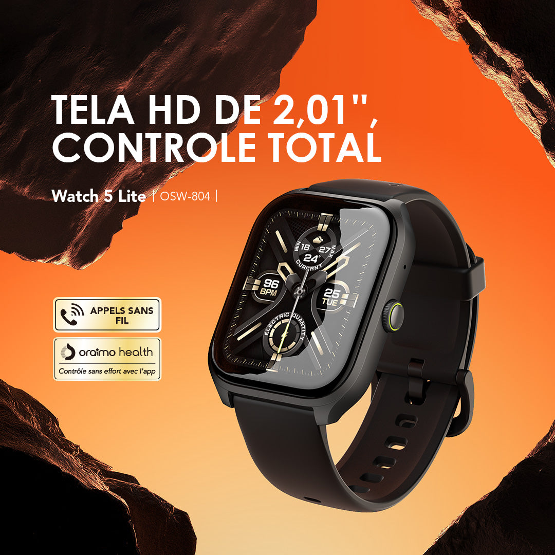 oraimo Watch 5 Lite 2.01" HD IP68 Smart Watch