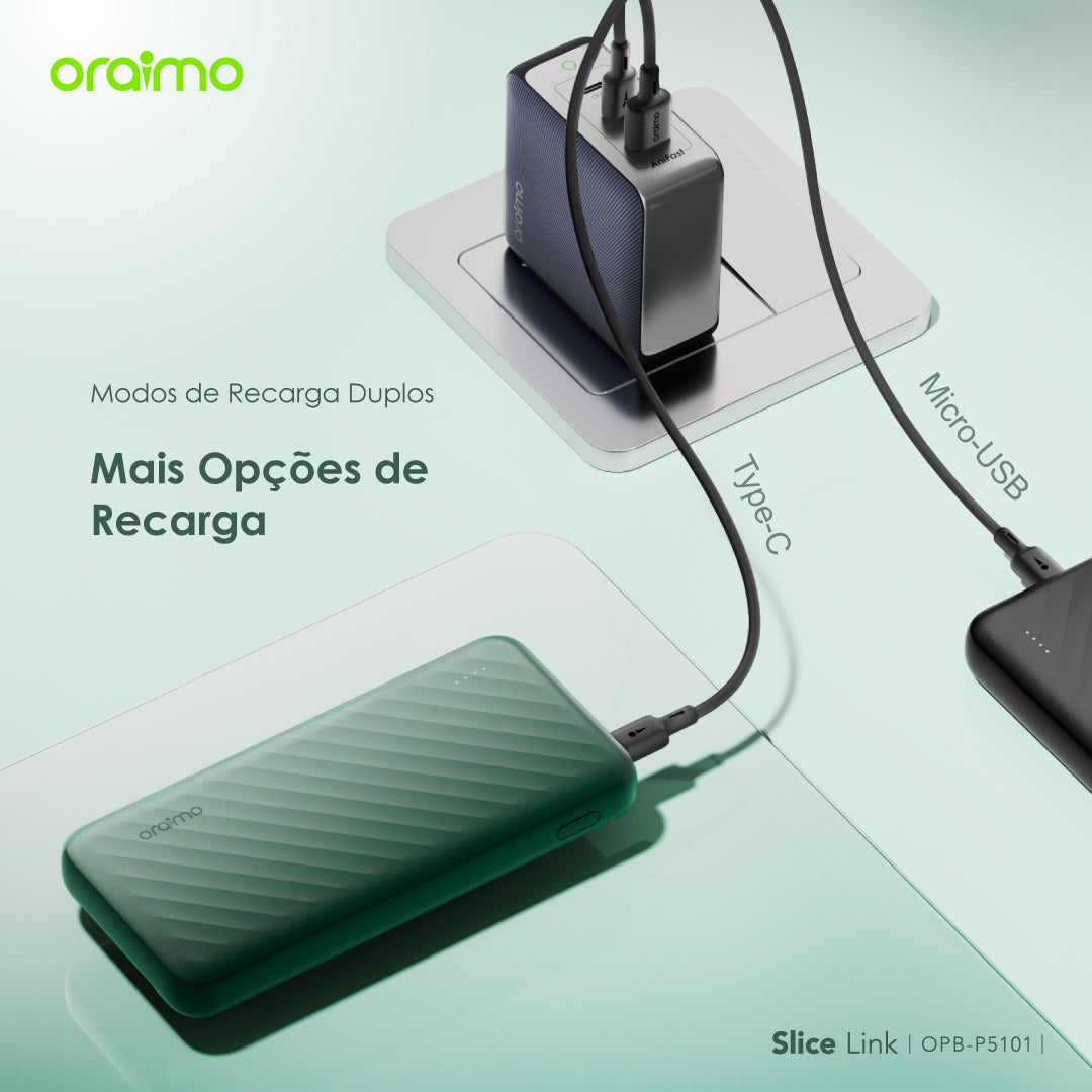 oraimo Slice Link 10000mAh 12W Acumulador