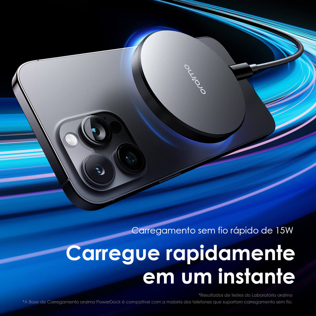 oraimo PowerDock Almofada de carregamento sem fios 15W