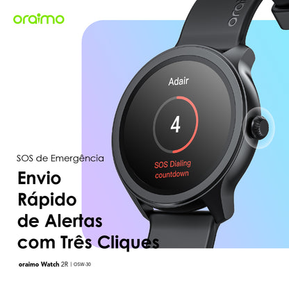 oraimo Watch 2R 1.39'' TFT IP68 Relógio Inteligente