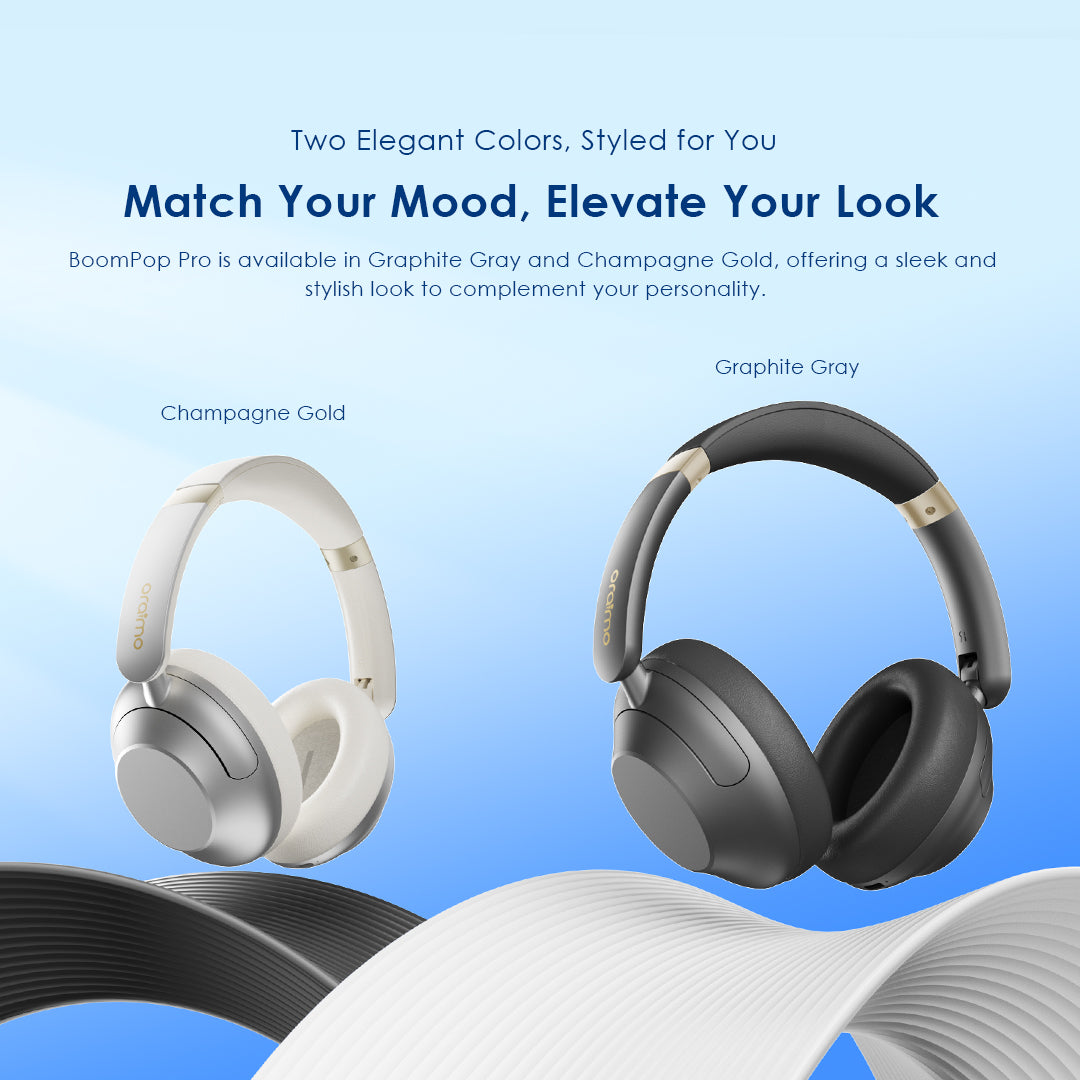 oraimo BoomPop Pro Fones de Ouvido Over-Ear com ANC