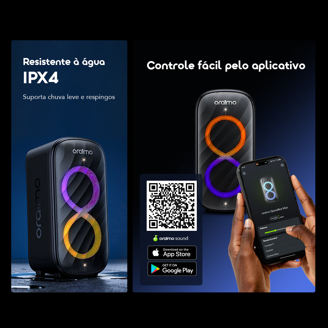 oraimo SpaceBox Max Auracast SpaceBox Max de 200 W