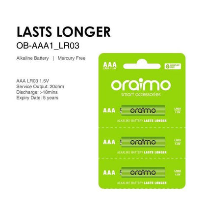 oraimo Battery LR03 10 unidades Célula seca