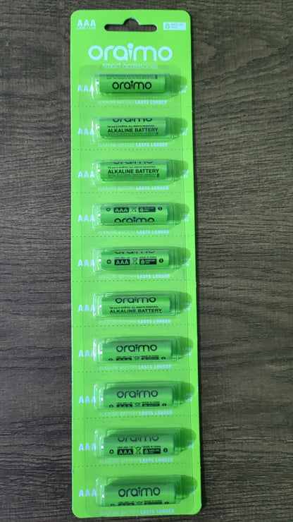 oraimo Battery LR03 10 unidades Célula seca