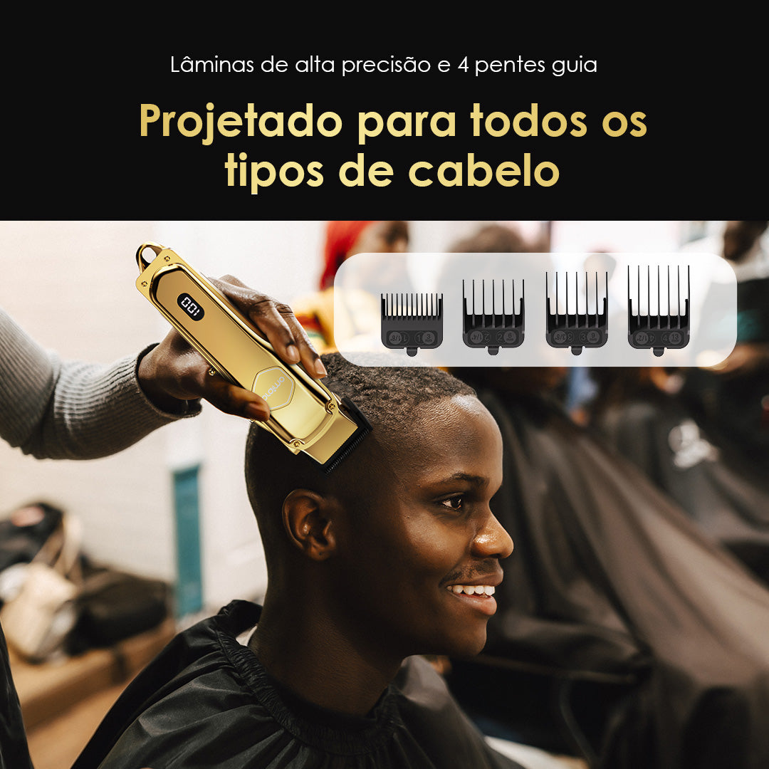 oraimo Smart Clipper 2 Gold Cortador de Cabelo Profissional