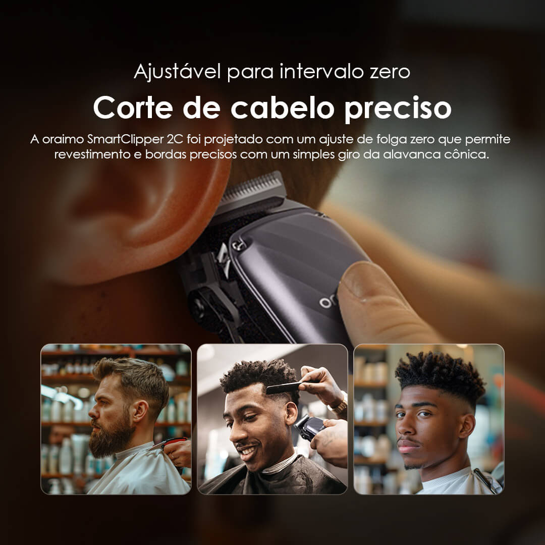 oraimo SmartClipper 2C Máquina de Cortar Cabelo Profissional