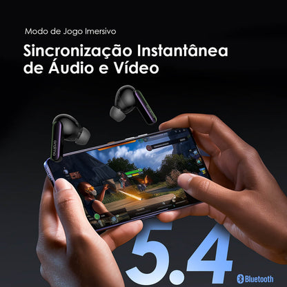 oraimo SpaceBuds Auriculares híbridos sem fios ANC True Wireless Prompt de voz personalizado