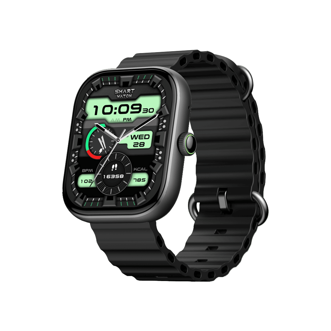 oraimo Watch 6 Relógio inteligente com monitor de ritmo cardíaco e oxigénio no sangue com ecrã TFT de 2,04"