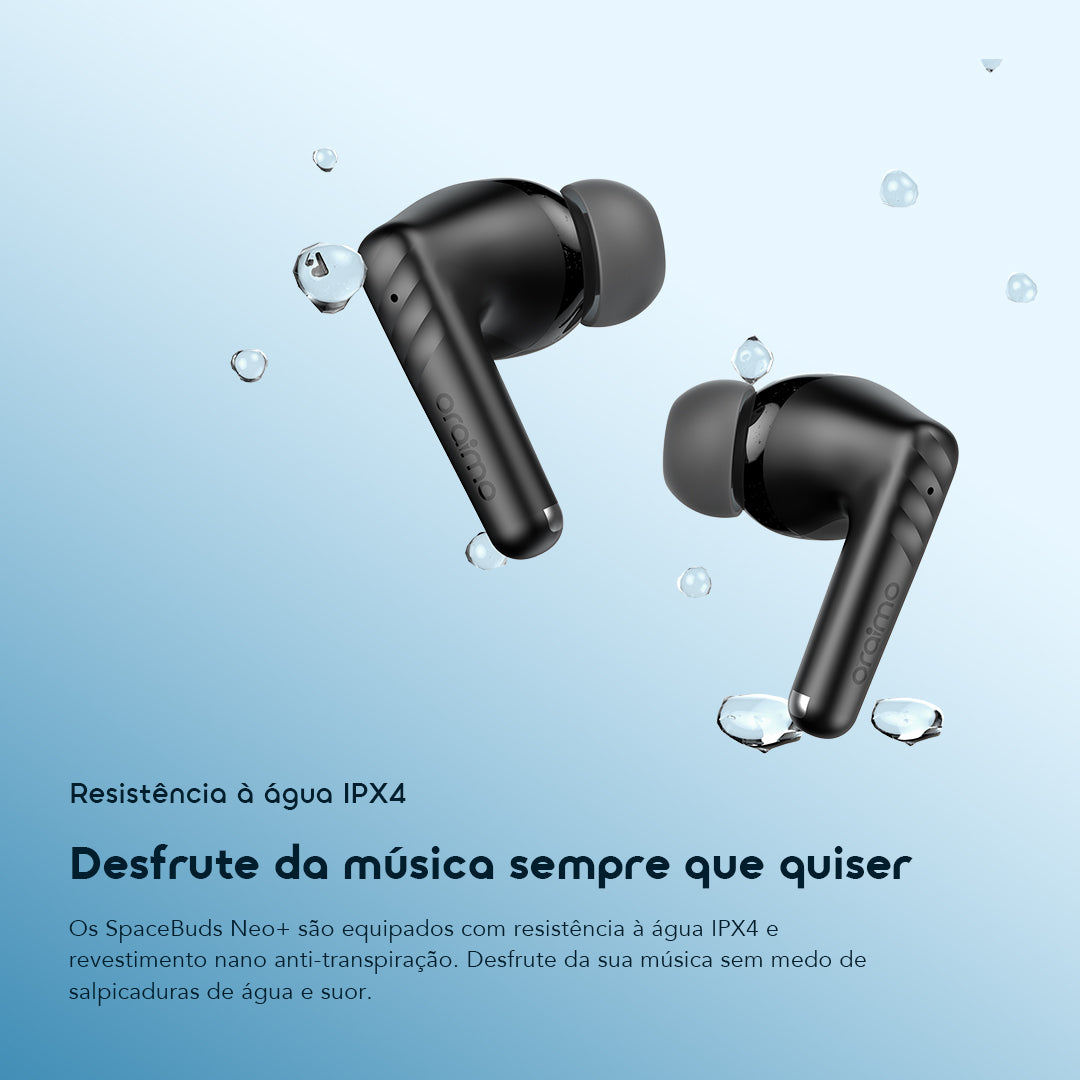 oraimo SpaceBuds Neo+ Fones de Ouvido ANC com Áudio Espacial True Wireless