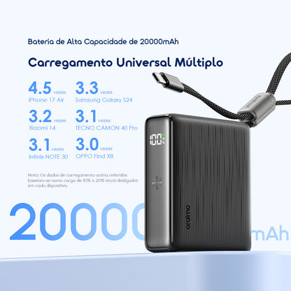oraimo PowerNova L21 Bateria externa de 20000mAh 30W