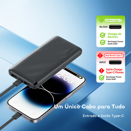 oraimo 10000mAh Power Bank PowerFlow L1 fino e eficiente