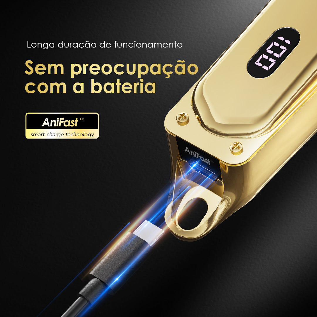 oraimo Smart Clipper 2 Gold Cortador de Cabelo Profissional