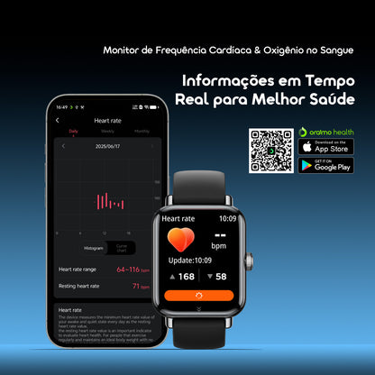 oraimo Watch 6 Pro Mostradores de Relógio Gerados por IA - smartwatch