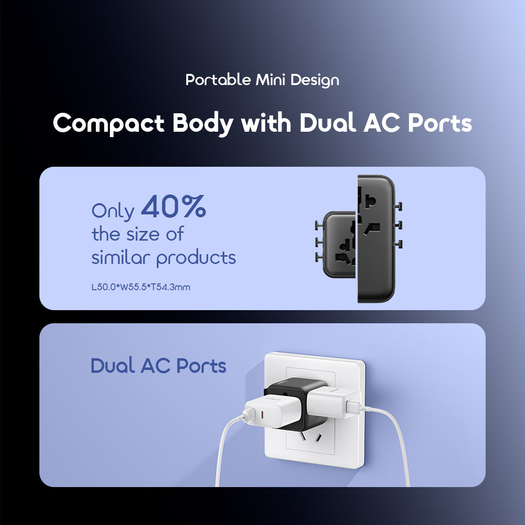 oraimo PowerOmni 25 Travel Adapter