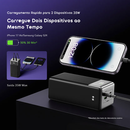 oraimo PowerNova Q41 Carregador portátil de 40000mAh com carregamento ultrarrápido de 35W