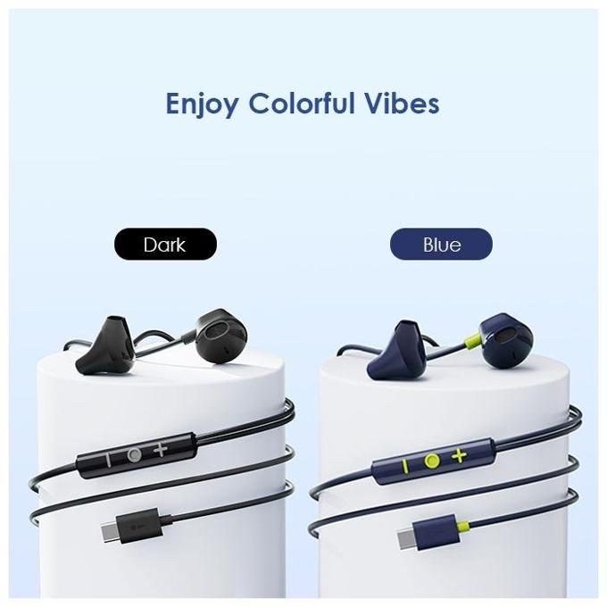oraimo Halo Airy Tipo-C Fones de Ouvido Semi-Intra-Auriculares com Fio