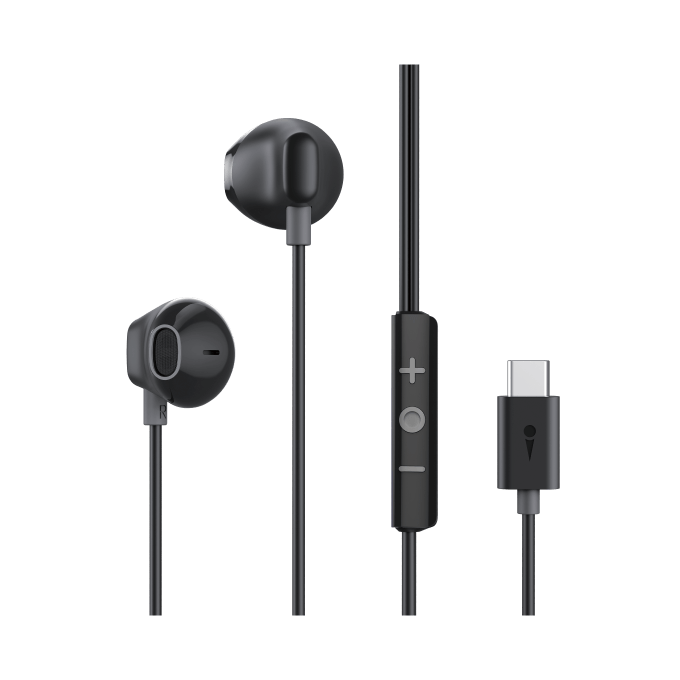 oraimo Halo Airy Tipo-C Fones de Ouvido Semi-Intra-Auriculares com Fio