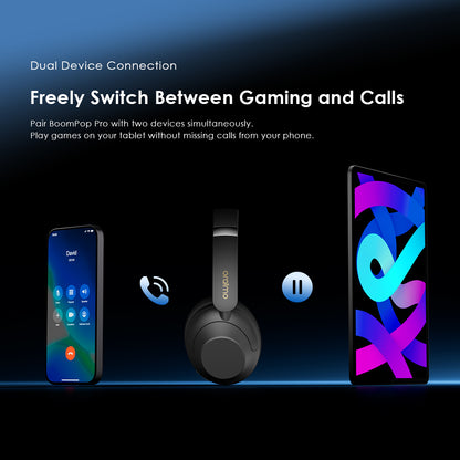 oraimo BoomPop Pro Fones de Ouvido Over-Ear com ANC